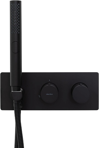 Allen Brau Смеситель для ванны Liberty 5.33009-31 (с внутренней частью, 2 хода) черный матовый – фотография-2